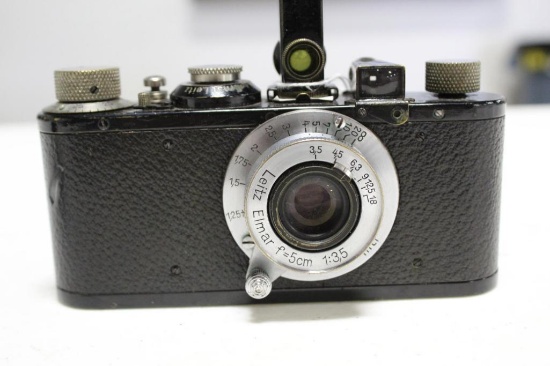 LEICA MODEL 1 CAMERA, 1930, 5-DIGIT SERIAL 49XXX, W/50MM ELMAR F3.5, LEITZ