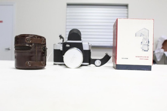 LEICA MDA CAMERA, 1205XXX, 1968, VISOFLEX III, LEITZ CANADA ELMAR 65MM F3.5