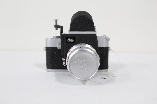LEICA MDA CAMERA, 1274XXX, 1970, VISOFLEX III, ELMARIT 90MM F2.8 WITH FRONT