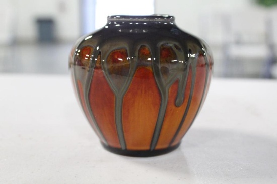 1920'S ROOKWOOD UNUSUAL ARTS & CRAFTS VASE, 3"