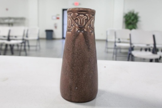 1922 ROOKWOOD EMBOSSED VASE, 6.25"