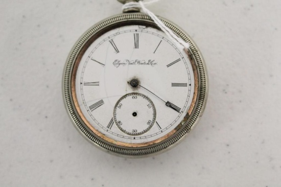 ELGIN POCKET WATCH (NON-RAILROAD GRADE; OPEN FACE CASING) W/SERIAL #4628209