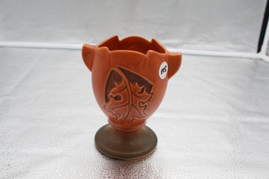 ROSEVILLE SILHOUETTE VASE, 5", SMALL INTERIOR CHIP