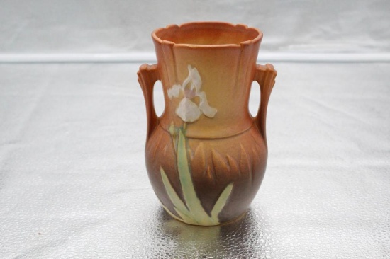 ROSEVILLE IRIS VASE, 6"