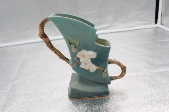 ROSEVILLE APPLE BLOSSOM VASE, 7"