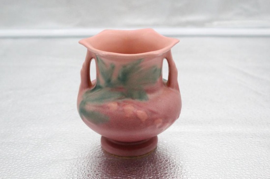 ROSEVILLE BLEEDING HEART VASE, 4"