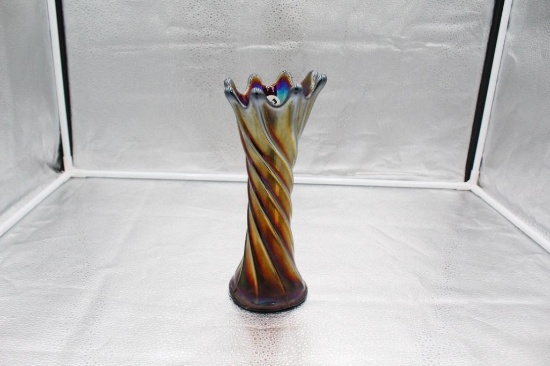 CARNIVAL GLASS VASE
