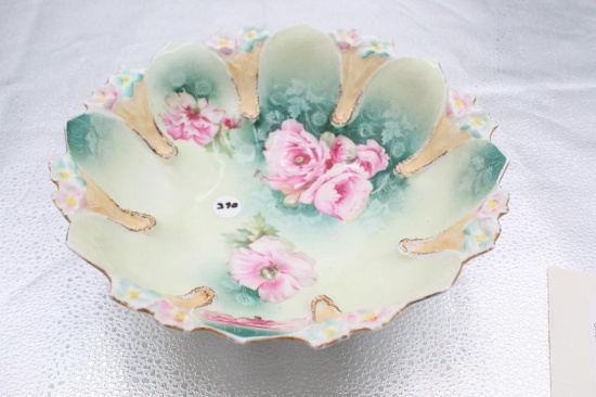 MARKED RS PRUSSIA SERVING BOWL