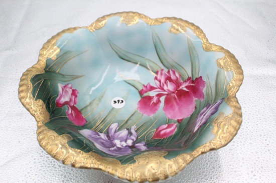 HAND PAINTED SERVING BOWL