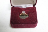 2.1 DWT, 14K GOLD RING; WEIGHT INCLUDES STONE