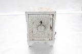 TREASURE SAFE BANK, CAST IRON, BY STEVENS CO., 4