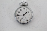 ELGIN POCKET WATCH (NON-RAILROAD GRADE; OPEN FACE CASING) W/SERIAL #2110476