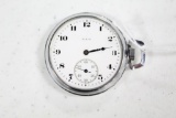 ELGIN POCKET WATCH (NON-RAILROAD GRADE; OPEN FACE CASING) W/SERIAL #2424720