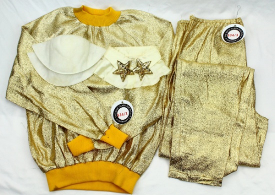 Michael Jackson Custom Gold Lamé Stage Costume