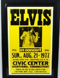 Elvis Presley Aug. 21, 1977 Concert Promo Poster