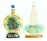 Bing Crosby Personally Owned (2) Liquor Decanters