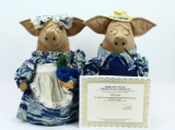 George Jones Personally Owned Stuffed Pigs W/COA