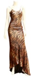 Whitney Houston's Tiger Print Evening Gown