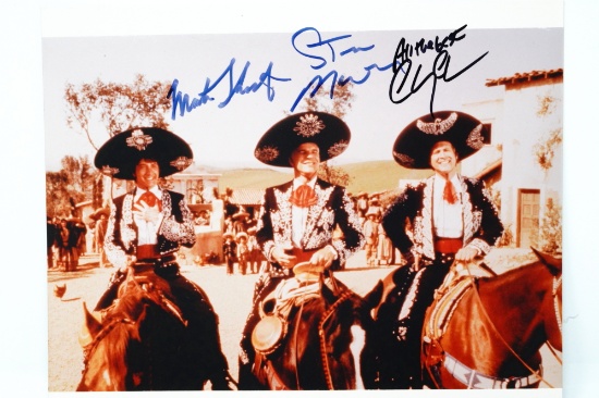 Steve Martin/Chevy Chase/Martin Short Signed Photo