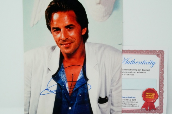 Don Johnson "Miami Vice" Signed 8" x 10" Photo