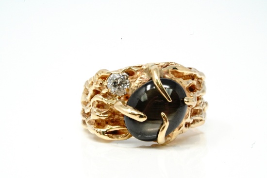 Elvis Presley's Stage Worn Black Star Sapphire Ring