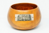 Jack Lord's Personally Owned Acacia Wood Bowl