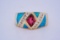 Kabana 0.65ct Tourmaline, 0.20ctw Diamond, 14K Ring