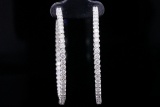 3.35ctw Diamond and 14K White Gold 1.75