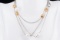 Damiani 6.5mm Pearl 18K White/Rose Gold 32