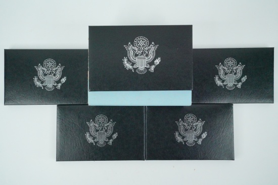 Lot of (5) 1998 United States Mint Silver Proof Sets