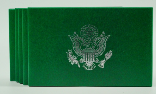 Lot of (5) 1997 United States Mint Proof Coin Sets