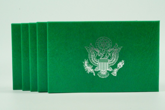 Set of (5) 1995 United States Mint Proof Sets