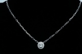 14K White Gold and 0.35ctw Diamond 16