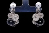 Bvlgari Cicladi 1.25ctw Diamond and 18K Ear Clips