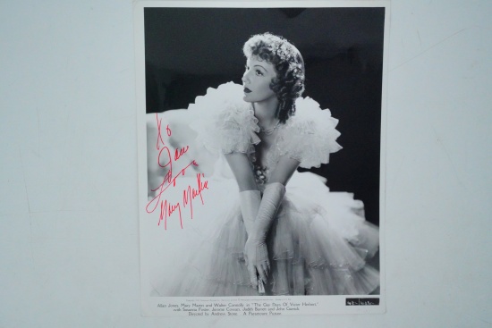 Mary Martin Signed Vintage Publicity Photo