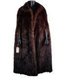 Arlene Dahl Christie Brothers Sable Fur Cape W/LOA