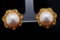 Tiffany & Co. 14mm Mabe Pearl and 18K 0.80