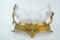 Antique French Cut Crystal and Gilt Bronze Bowl