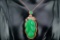 Carved Jade and Rose Gold Plated Silver 18