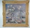 Original Oil on Canvas Painting, Nocturnal Harbor Scene
