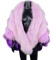 Vintage I. Magnin Lavender Dyed Fox Fur Cape