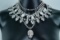 Philipp Plein Rhinestone Crystal Skull Necklace Set