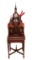 Antique Mahogany Architectural Bird Cage