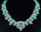 50.90ctw Emerald, 17.00ctw Diamond and 18K Necklace