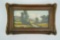 Continental School Wildflower Landscape Painting