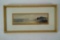 Signed Coastal Watercolor Seascape (Framed)