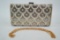 Elegant Rhinestone and Faux Pearl Clutch