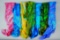 Lot of (7) 100% Silk Scarves