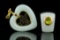 Lot of (2) Green Jade Pendants