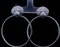 Cristina Sabatini Rhodium Plated Tiger Hoop Earrings